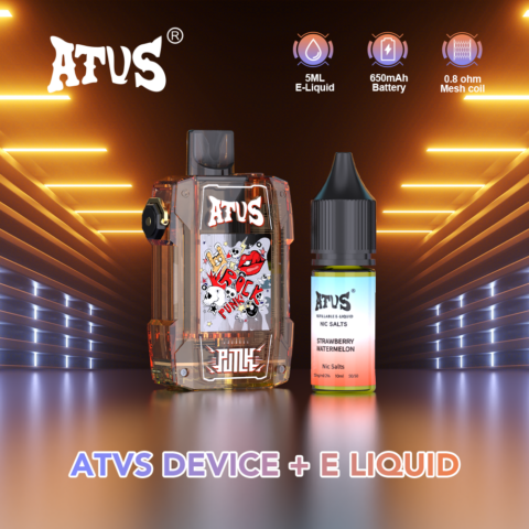 DE012 Sigaretta Elettronica Usa E Getta Puff 7000 Tiri con flusso d'aria ricaricabile e regolabile ATVS Vape