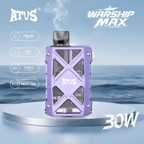 DE012MAX Kit di pod ricaricabile dispositivo di sistema ATVS Vape