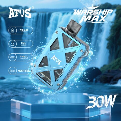 DE012MAX Kit di pod ricaricabile dispositivo di sistema ATVS Vape