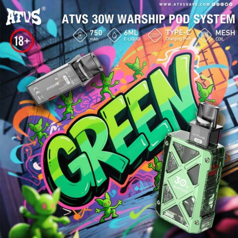 DE018 13000 Puffs Vape usa e getta con ricaricabile ATVS Vape