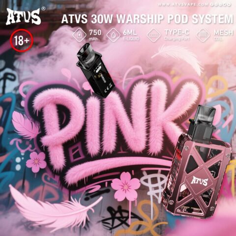 DE018 13000 Puffs Vape usa e getta con ricaricabile ATVS Vape