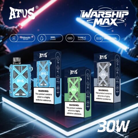 DE018 13000 Puffs Vape usa e getta con ricaricabile ATVS Vape