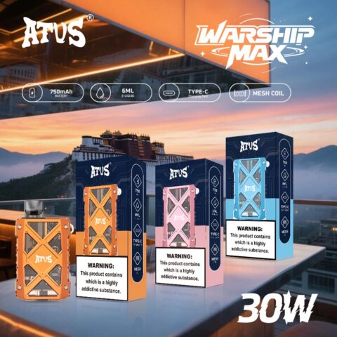 DE018 13000 Puffs Vape usa e getta con ricaricabile ATVS Vape