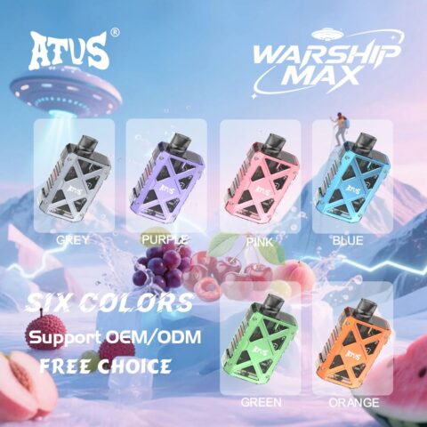 DE012MAX Kit di pod ricaricabile dispositivo di sistema ATVS Vape