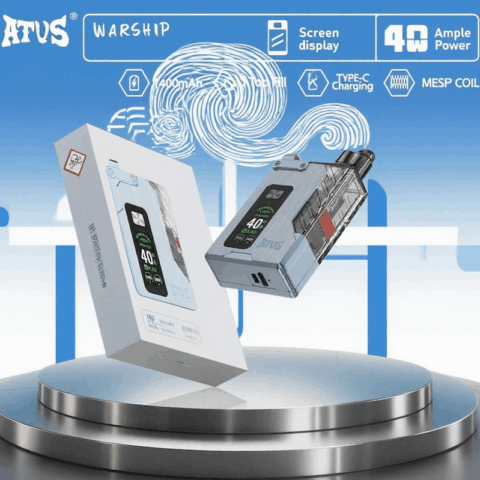 DE012PRO Kit di pod ricaricabile dispositivo di sistema ATVS Vape