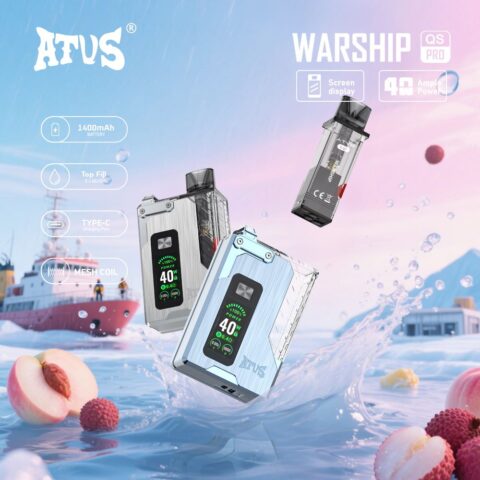 DE012PRO Kit di pod ricaricabile dispositivo di sistema ATVS Vape