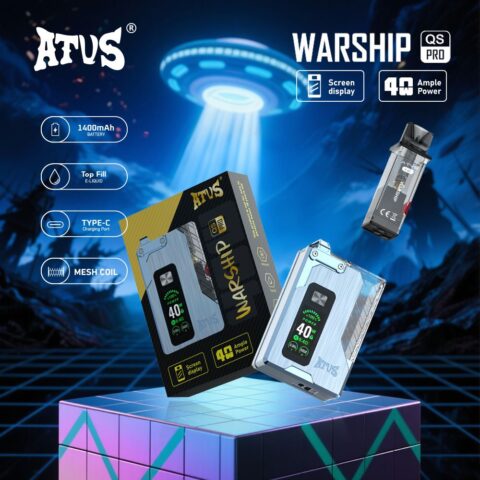 DE012PRO Kit di pod ricaricabile dispositivo di sistema ATVS Vape