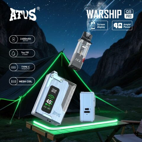 DE012PRO Kit di pod ricaricabile dispositivo di sistema ATVS Vape