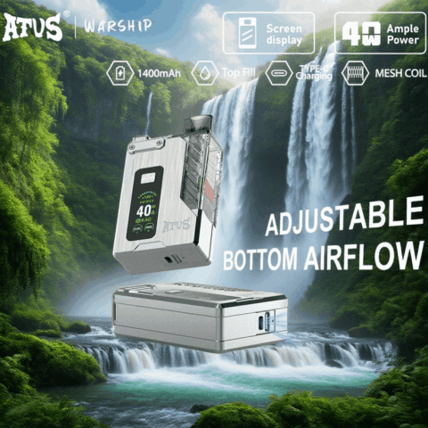 DE012PRO Kit di pod ricaricabile dispositivo di sistema ATVS Vape