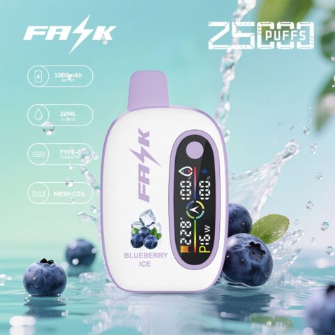 DE016 Sigaretta Elettronica Usa E Getta Puff 25000 Tiri con display LED ricaricabile e flusso d'aria regolabile ATVS Vape