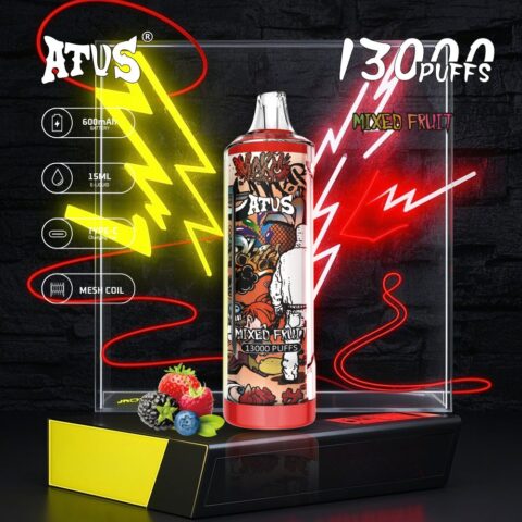 DE018 13000 Puffs Vape usa e getta con ricaricabile ATVS Vape