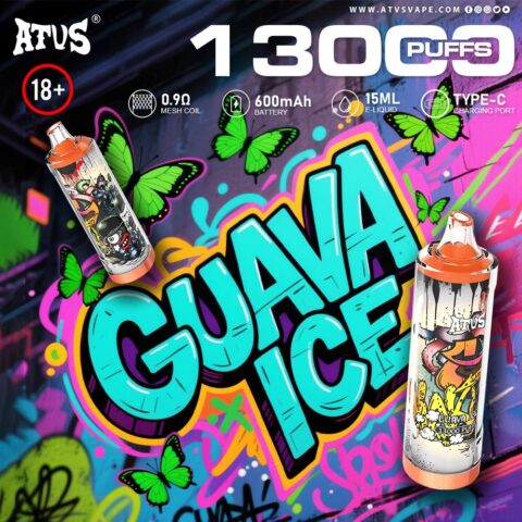 DE018 13000 Puffs Vape usa e getta con ricaricabile ATVS Vape