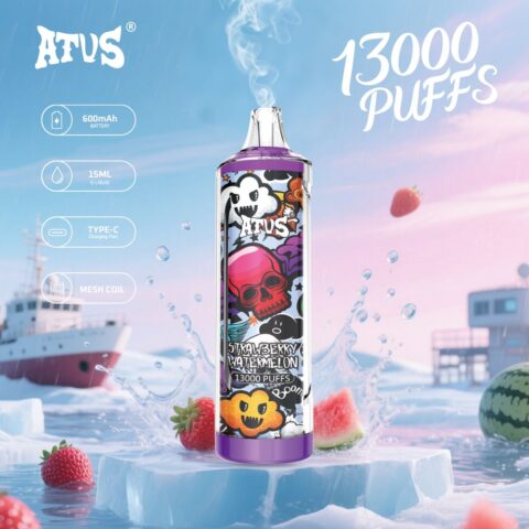 DE018 13000 Puffs Vape usa e getta con ricaricabile ATVS Vape