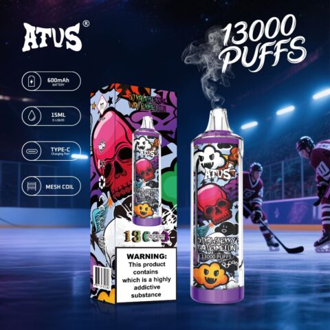 DE018 13000 Puffs Vape usa e getta con ricaricabile ATVS Vape