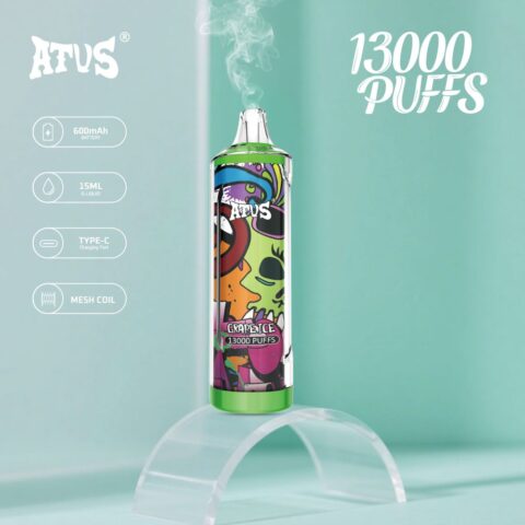 DE018 13000 Puffs Vape usa e getta con ricaricabile ATVS Vape