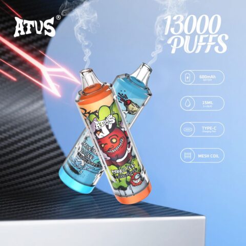 DE018 13000 Puffs Vape usa e getta con ricaricabile ATVS Vape