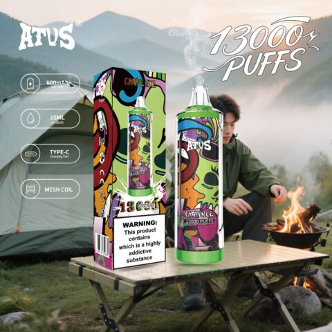 DE018 13000 Puffs Vape usa e getta con ricaricabile ATVS Vape
