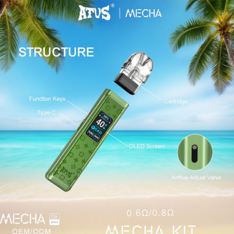 DE019MINI Dispositivo Sistema Kit Pod Preriempiti ATVS Vape