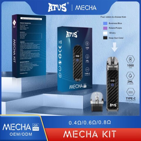 DE019MINI Dispositivo Sistema Kit Pod Preriempiti ATVS Vape