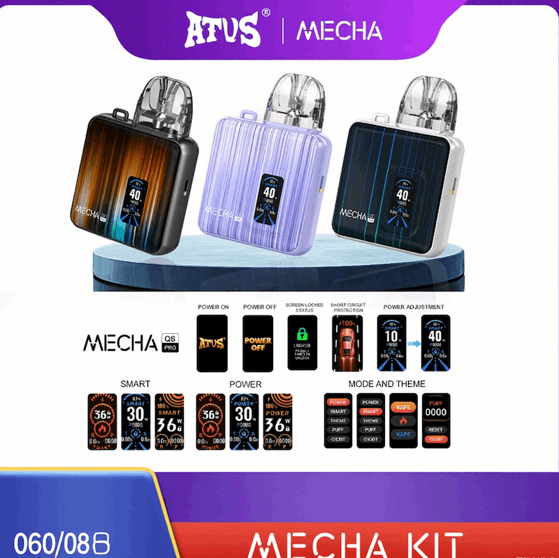 DE019PRO Dispositivo Sistema Kit Pod Preriempiti ATVS Vape