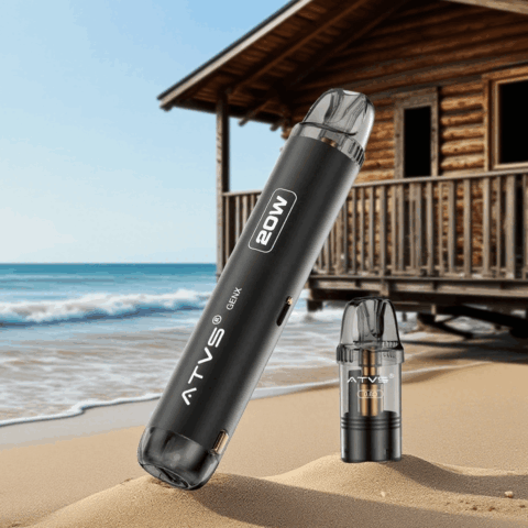 DE020 Dispositivo di sistema Pod Kit preriempito con flusso daria regolabile MTL RDL ATVS Vape