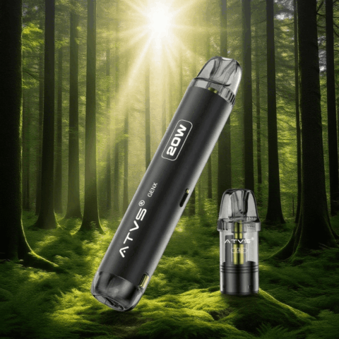 DE020 Dispositivo di sistema Pod Kit preriempito con flusso daria regolabile MTL RDL ATVS Vape