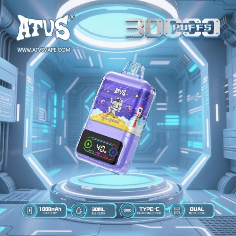 DE021 Sigaretta Elettronica Usa E Getta Puff 30000 Tiri con display LED ricaricabile e flusso d'aria regolabile MTL DTL ATVS Vape