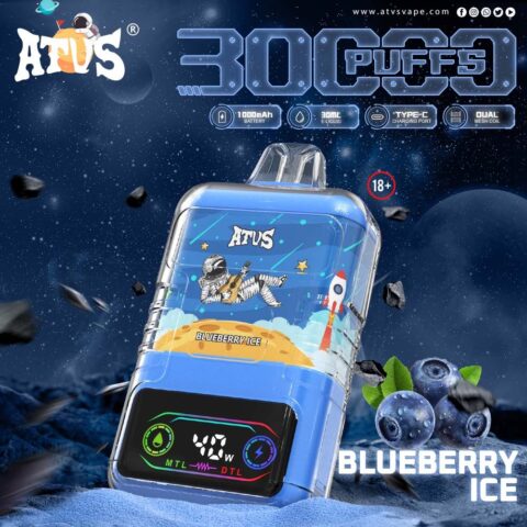 DE021 Sigaretta Elettronica Usa E Getta Puff 30000 Tiri con display LED ricaricabile e flusso d'aria regolabile MTL DTL ATVS Vape