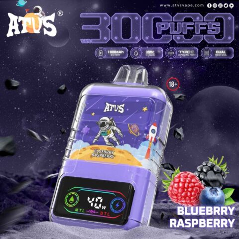 DE021 Sigaretta Elettronica Usa E Getta Puff 30000 Tiri con display LED ricaricabile e flusso d'aria regolabile MTL DTL ATVS Vape