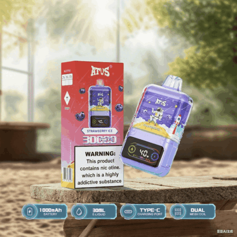 DE021 Sigaretta Elettronica Usa E Getta Puff 30000 Tiri con display LED ricaricabile e flusso d'aria regolabile MTL DTL ATVS Vape