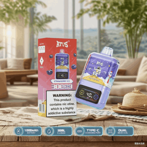 DE021 Sigaretta Elettronica Usa E Getta Puff 30000 Tiri con display LED ricaricabile e flusso d'aria regolabile MTL DTL ATVS Vape