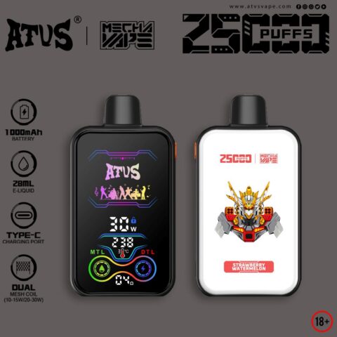 DE021 Sigaretta Elettronica Usa E Getta Puff 30000 Tiri con display LED ricaricabile e flusso d'aria regolabile MTL DTL ATVS Vape