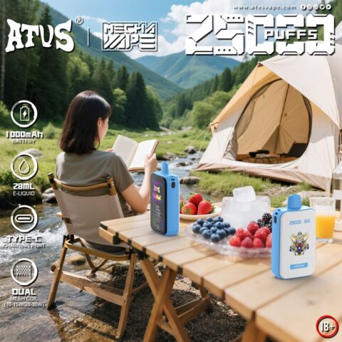 DE021 Sigaretta Elettronica Usa E Getta Puff 30000 Tiri con display LED ricaricabile e flusso d'aria regolabile MTL DTL ATVS Vape