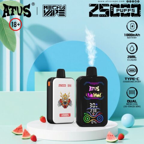 DE021 Sigaretta Elettronica Usa E Getta Puff 30000 Tiri con display LED ricaricabile e flusso d'aria regolabile MTL DTL ATVS Vape