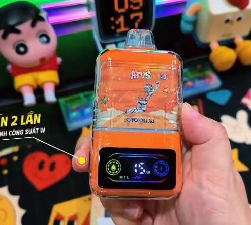 DE021 Sigaretta Elettronica Usa E Getta Puff 30000 Tiri con display LED ricaricabile e flusso d'aria regolabile MTL DTL ATVS Vape