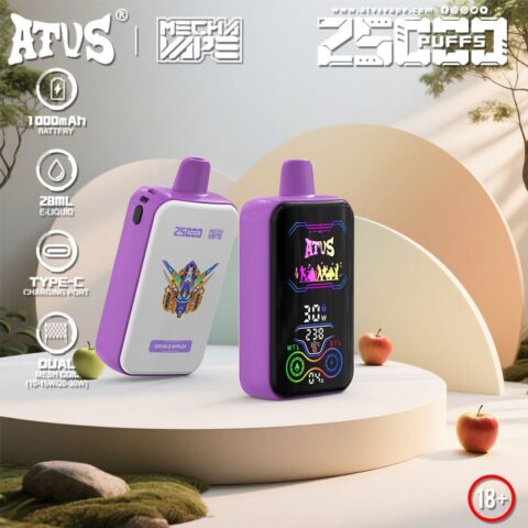 DE022 Sigaretta Elettronica Usa E Getta Puff 35000 Tiri con schermo intero ricaricabile e flusso d'aria regolabile ATVS Vape