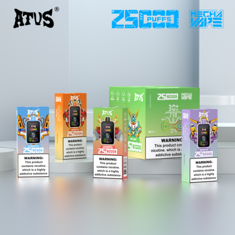 DE022 Sigaretta Elettronica Usa E Getta Puff 35000 Tiri con schermo intero ricaricabile e flusso d'aria regolabile ATVS Vape