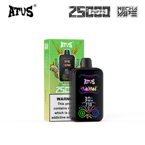 DE022 Sigaretta Elettronica Usa E Getta Puff 35000 Tiri con schermo intero ricaricabile e flusso d'aria regolabile ATVS Vape