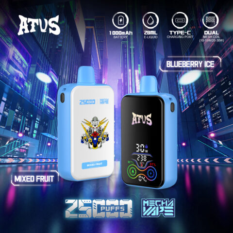 ATVS 25000 Puffs: L’esperienza definitiva con lo svapo usa e getta